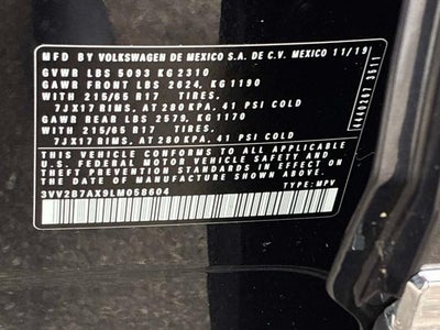 2020 Volkswagen Tiguan 2.0T SE R-Line Black 4Motion