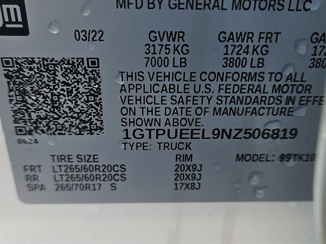 2022 GMC Sierra 1500 AT4