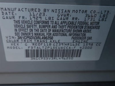 2024 Nissan Kicks SR