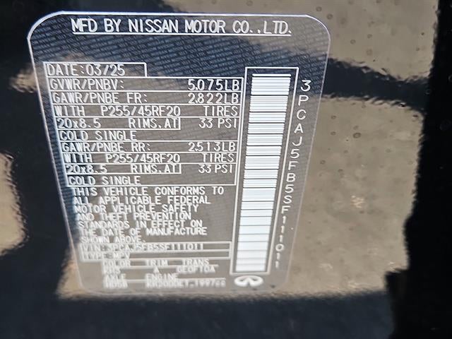 2025 INFINITI QX50 SPORT AWD