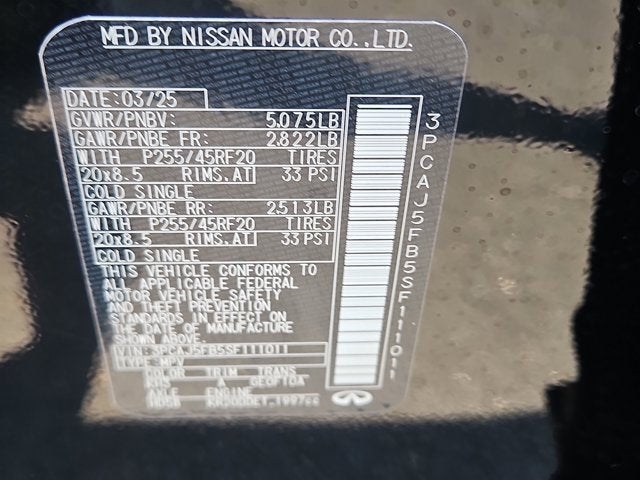 2025 INFINITI QX50 SPORT AWD