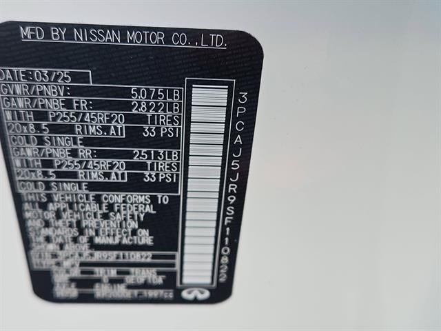 2025 INFINITI QX55 LUXE AWD