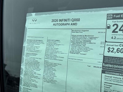 2026 INFINITI QX60 Autograph