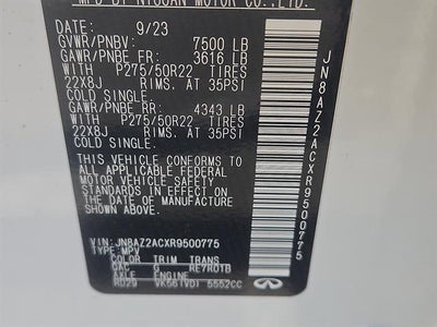 2024 INFINITI QX80 Premium Select