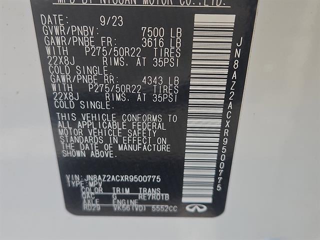 2024 INFINITI QX80 Premium Select