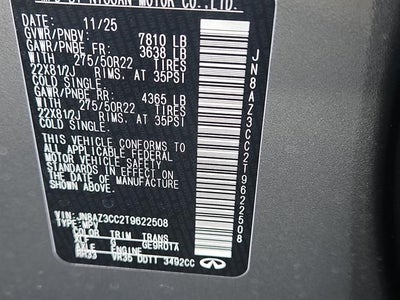 2026 INFINITI QX80 AUTOGRAPH AWD