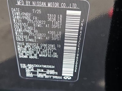 2026 INFINITI QX80 AUTOGRAPH