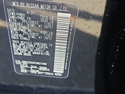 2026 INFINITI QX80 AUTOGRAPH AWD