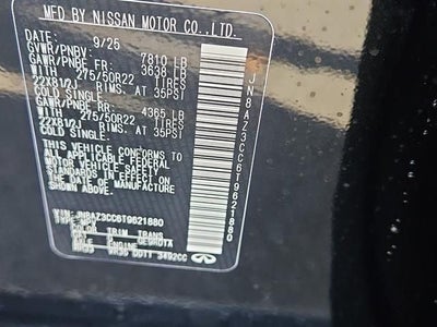 2026 INFINITI QX80 AUTOGRAPH