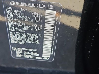 2026 INFINITI QX80 AUTOGRAPH AWD