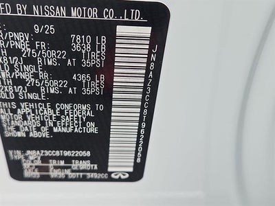 2026 INFINITI QX80 AUTOGRAPH AWD