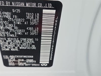 2026 INFINITI QX80 AUTOGRAPH AWD