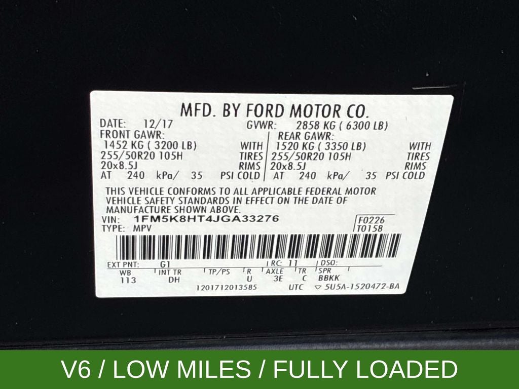 2018 Ford Explorer Platinum