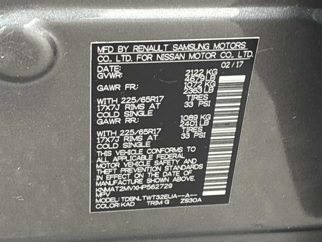 2017 Nissan Rogue SV