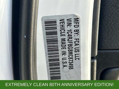 2021 Jeep Grand Cherokee 80th Anniversary Edition