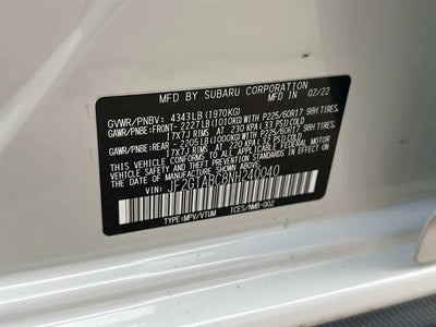 2022 Subaru Crosstrek Base