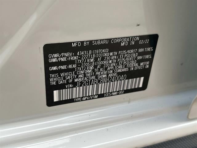 2022 Subaru Crosstrek Base