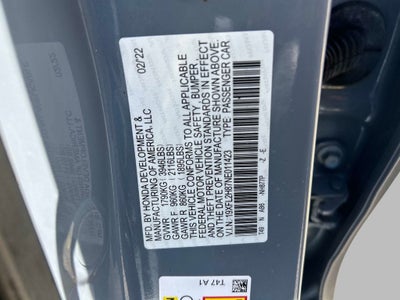 2022 Honda Civic Sport