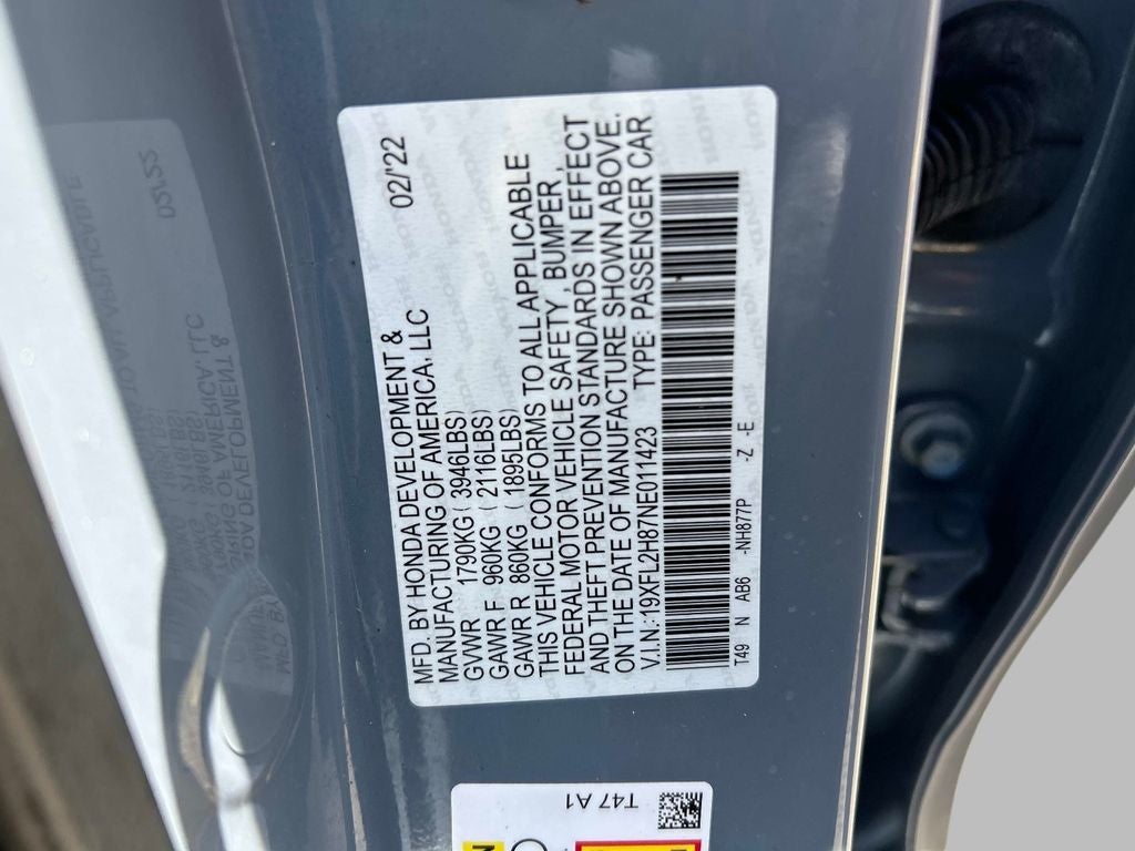 2022 Honda Civic Sport