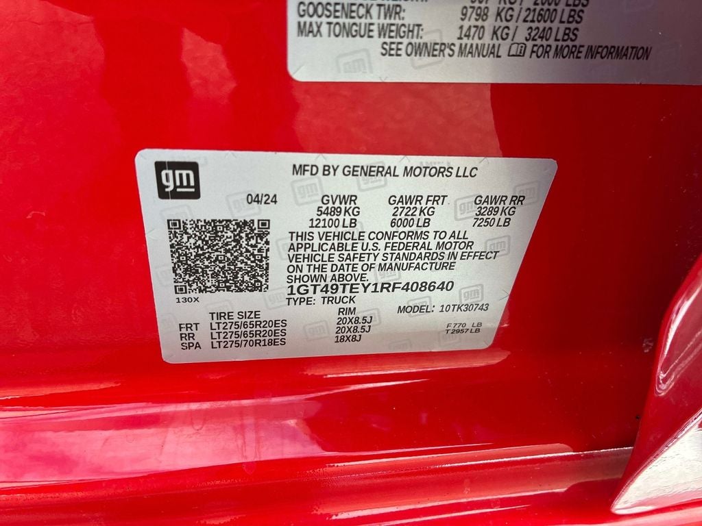 2024 GMC Sierra 3500HD SLE