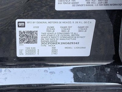 2022 Chevrolet Silverado 1500 LT