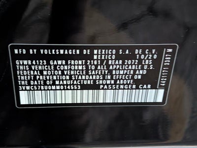 2021 Volkswagen Jetta 1.4T SE