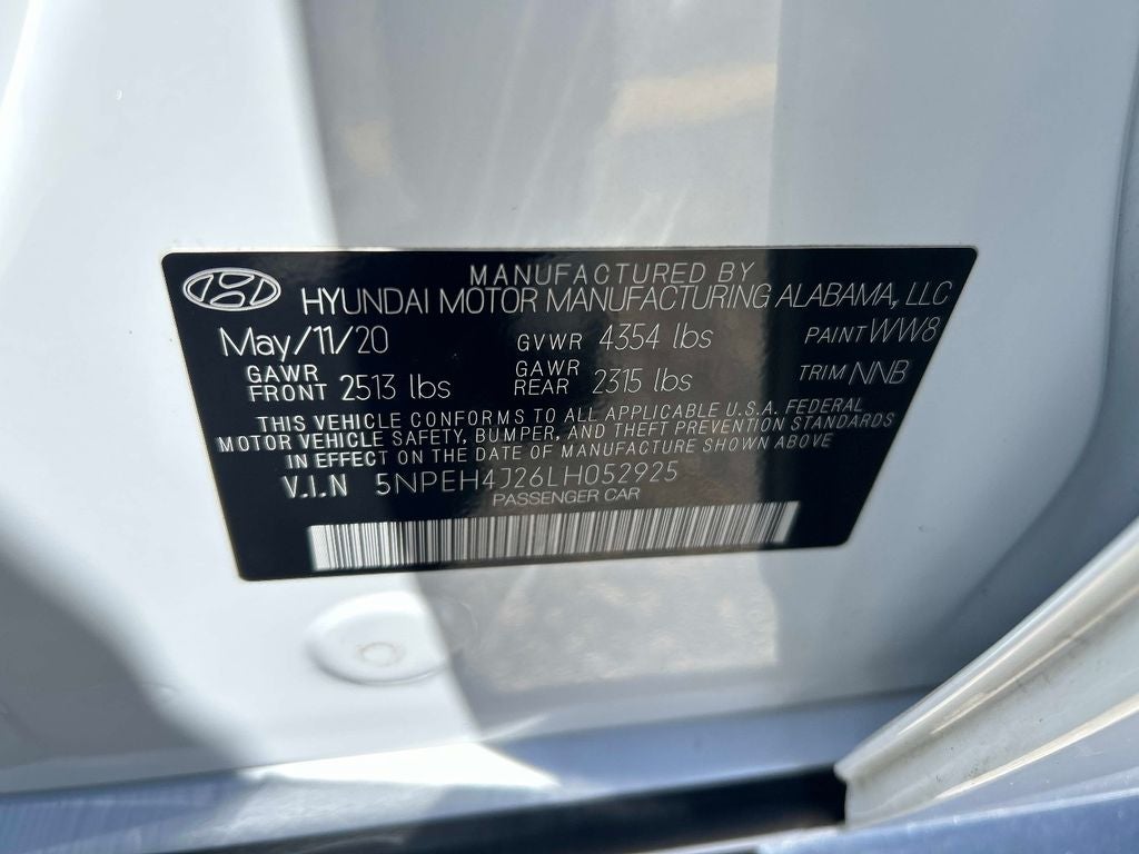 2020 Hyundai Sonata Limited