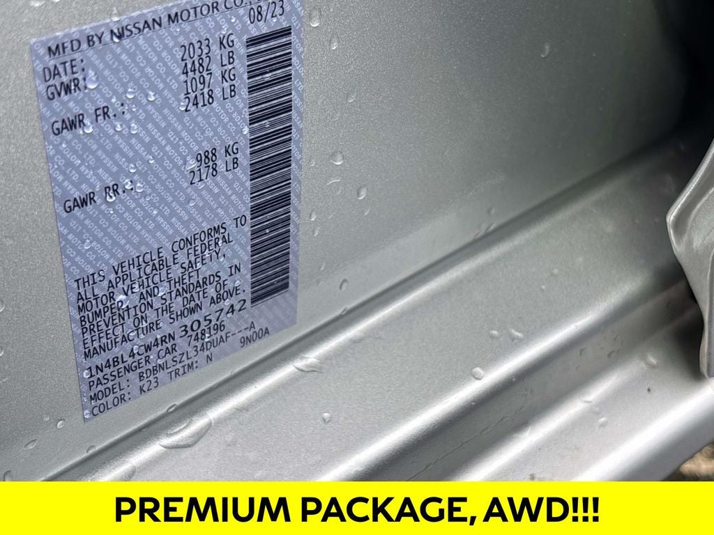 2024 Nissan Altima 2.5 SR