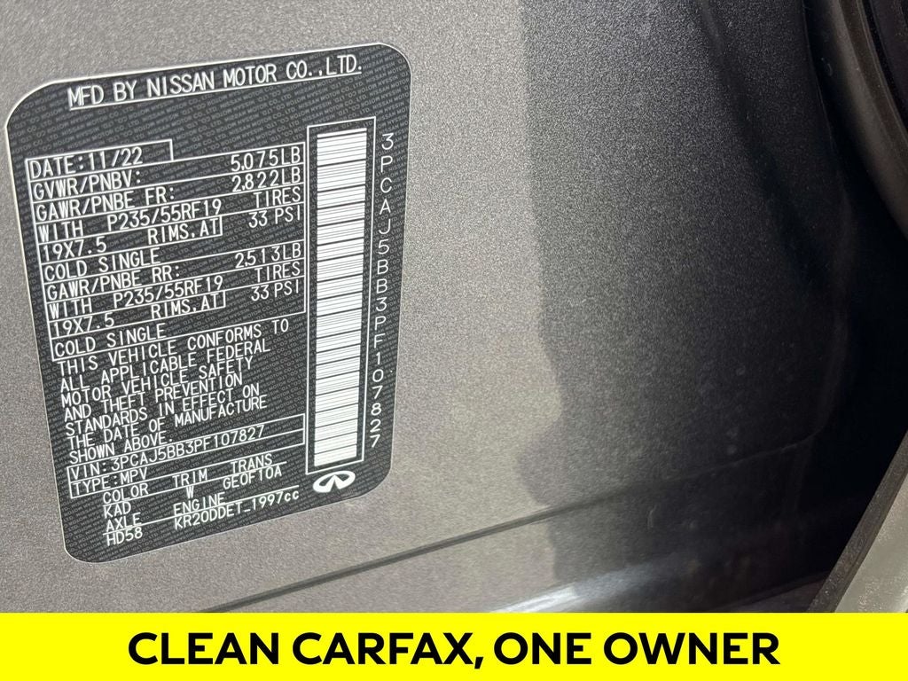 2023 INFINITI QX50 LUXE