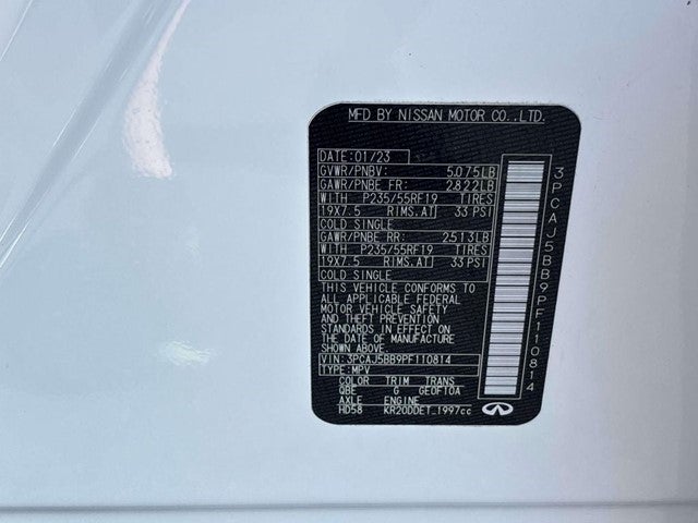 2023 INFINITI QX50 LUXE