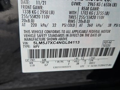 2022 Lincoln Aviator Reserve