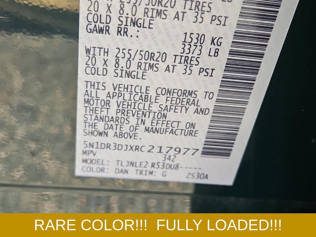 2024 Nissan Pathfinder Platinum