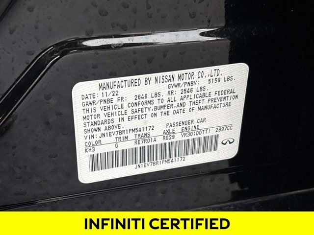 2023 INFINITI Q50 LUXE