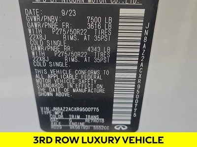 2024 INFINITI QX80 Premium Select