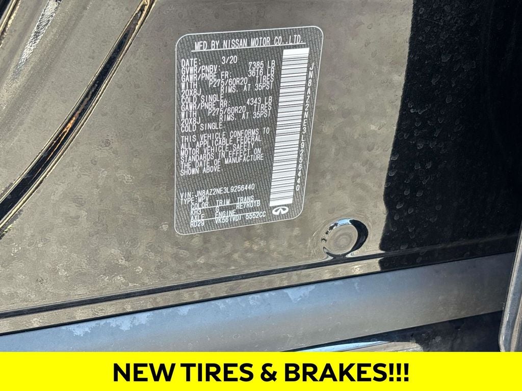 2020 INFINITI QX80 LUXE