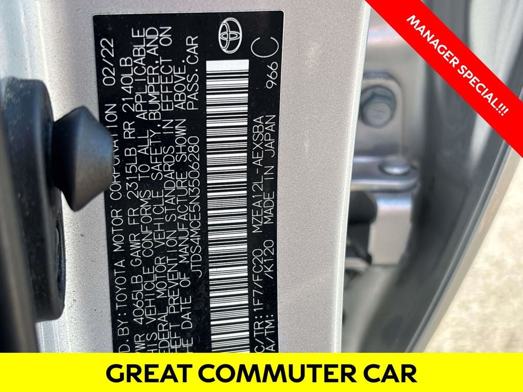 2022 Toyota Corolla SE