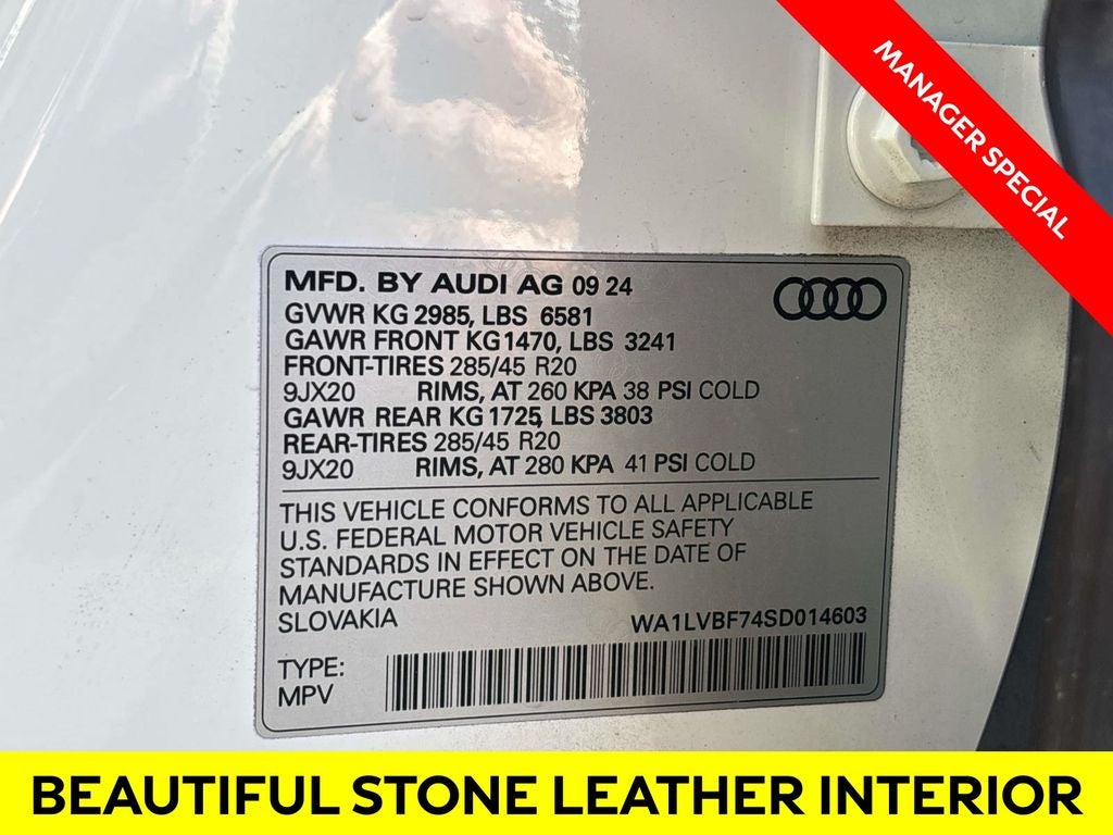 2025 Audi Q7 55 Premium Plus quattro