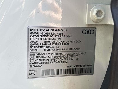 2025 Audi Q7 55 Premium Plus quattro